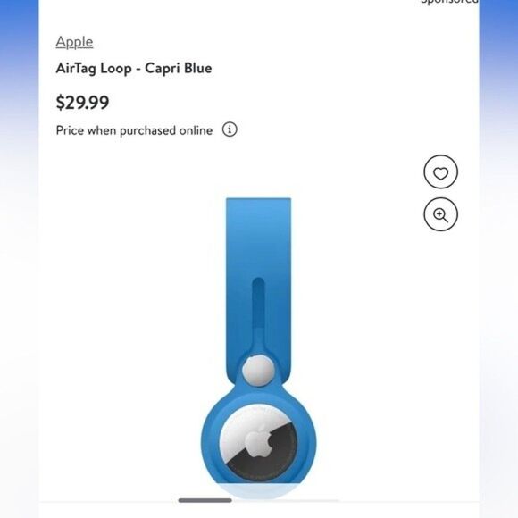 Apple AirTag Loop - NEW IN BOX 🔥Capri Blue - Picture 5 of 6